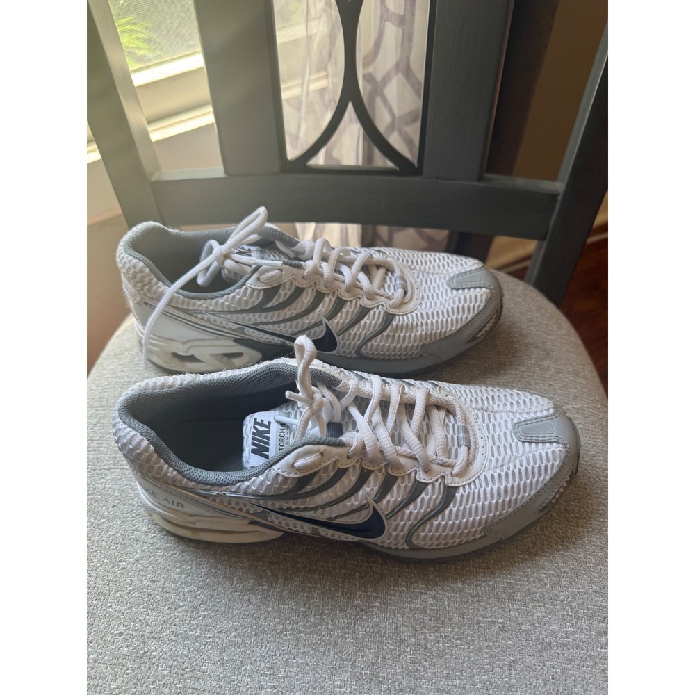 Nike Air Max Torch 4 Mens White Wolf Grey Running Shoes 343846-100 Size 8